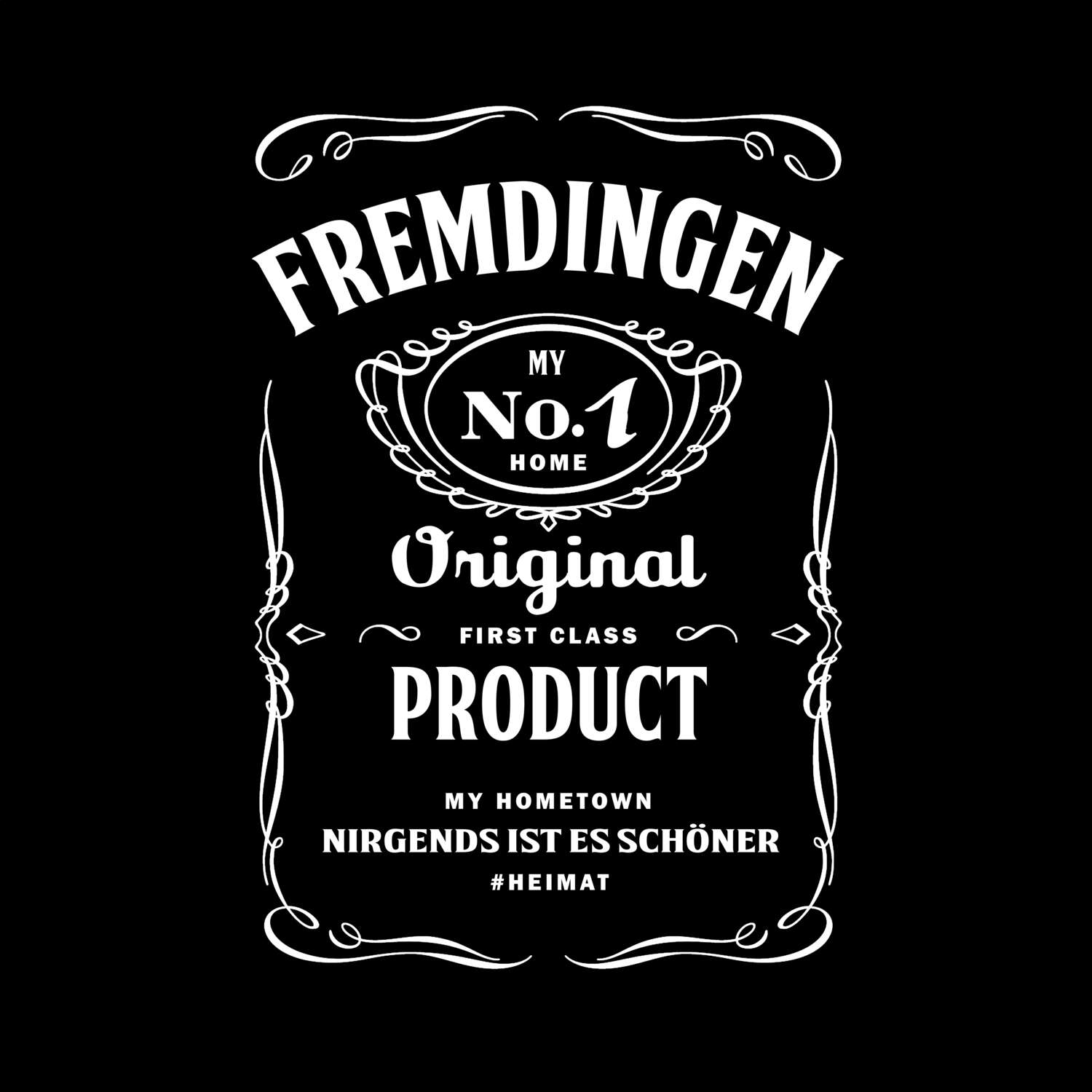 T-Shirt »Jackie« für den Ort »Fremdingen«