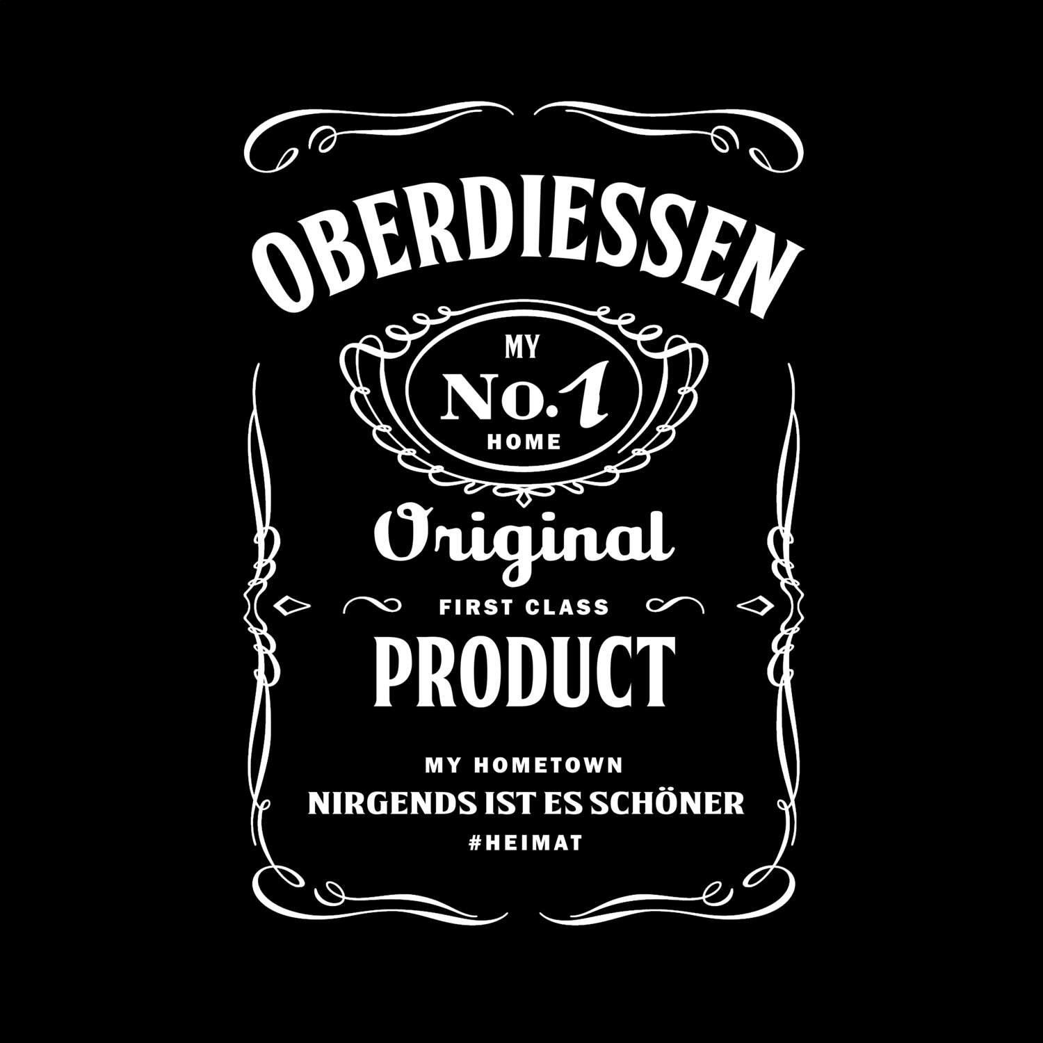 T-Shirt »Jackie« für den Ort »Oberdießen«