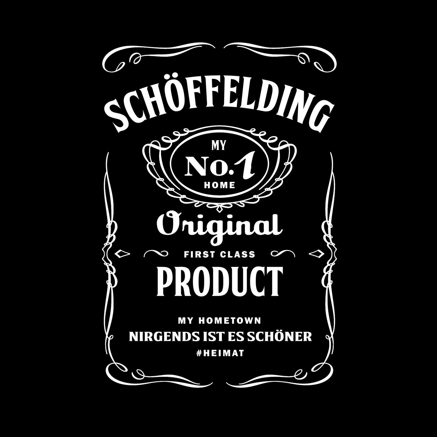 T-Shirt »Jackie« für den Ort »Schöffelding«