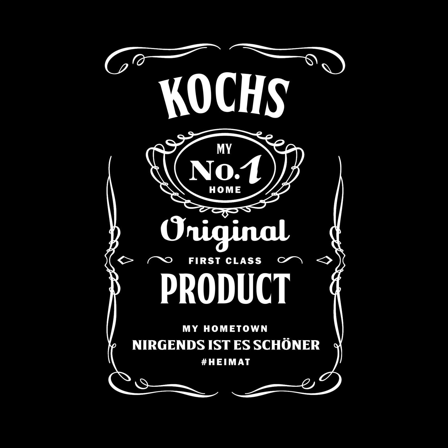 T-Shirt »Jackie« für den Ort »Kochs«