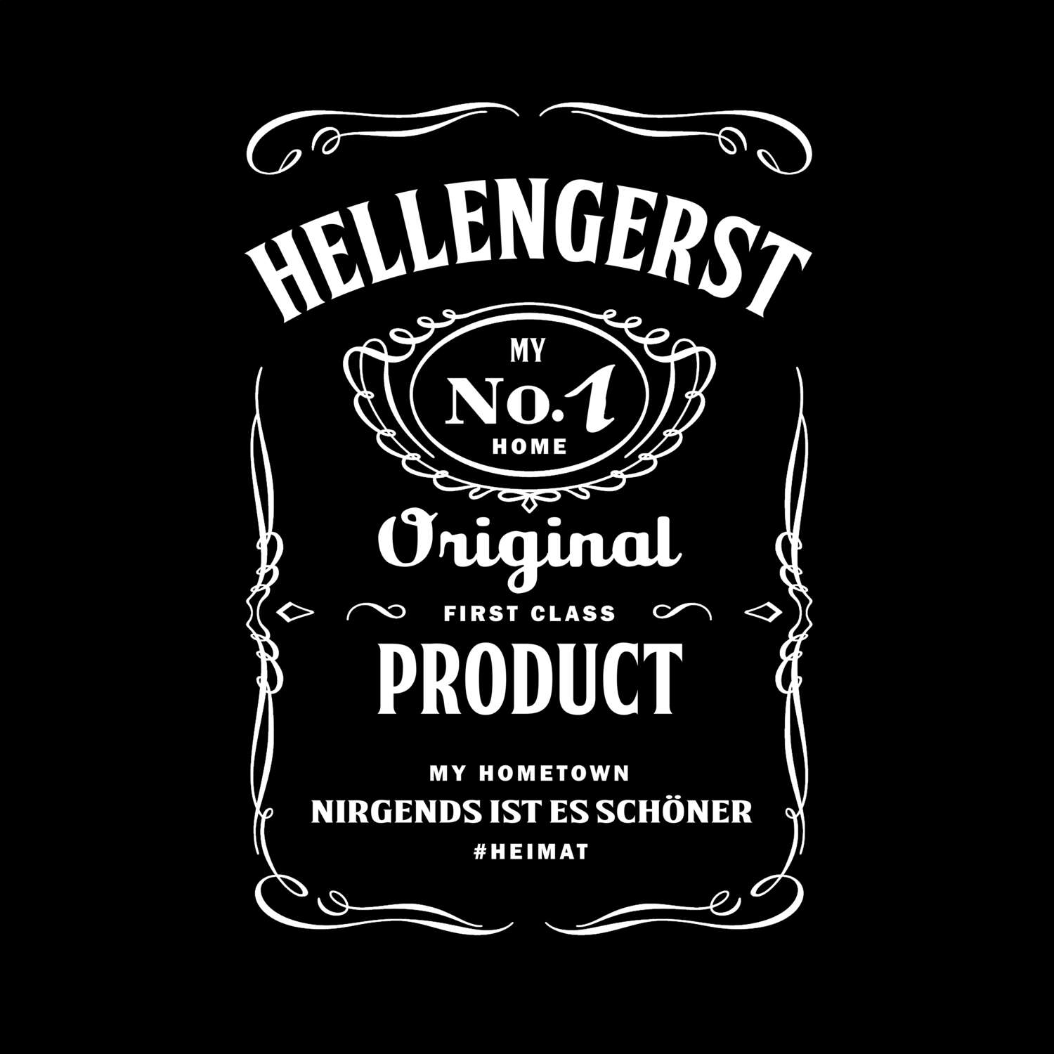 T-Shirt »Jackie« für den Ort »Hellengerst«