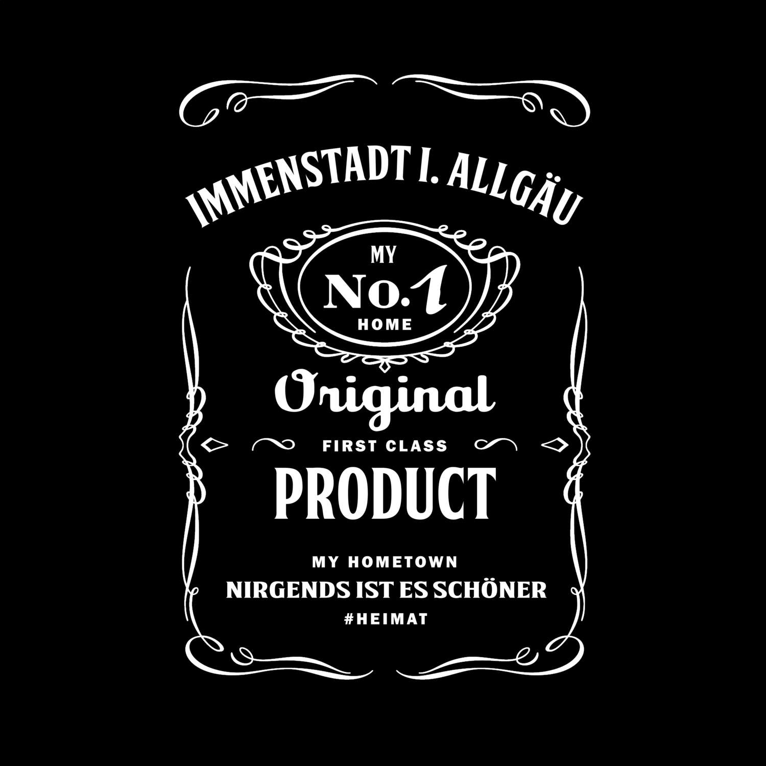 T-Shirt »Jackie« für den Ort »Immenstadt i. Allgäu«