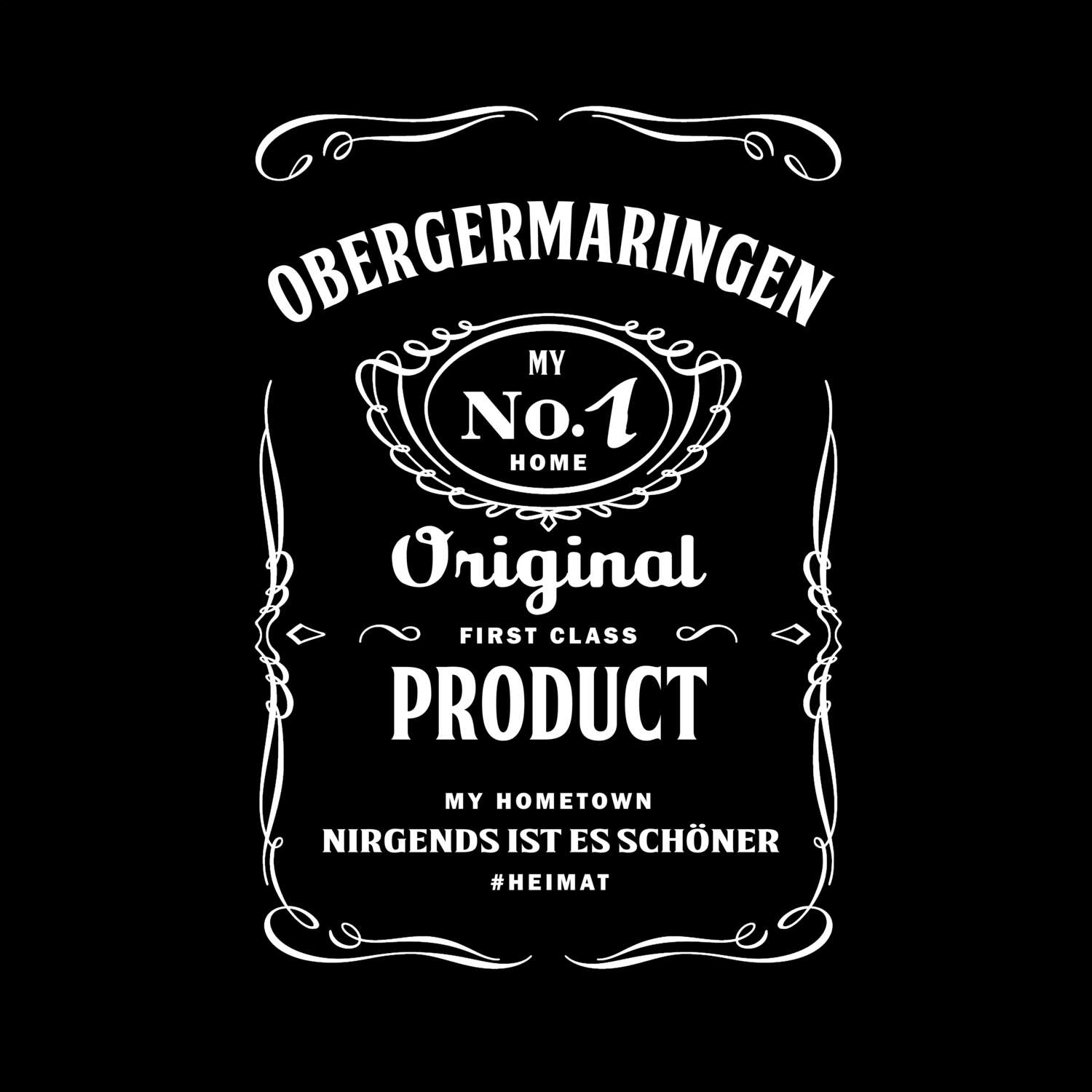 T-Shirt »Jackie« für den Ort »Obergermaringen«