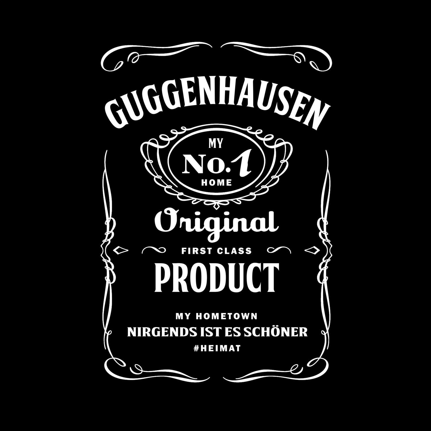 T-Shirt »Jackie« für den Ort »Guggenhausen«