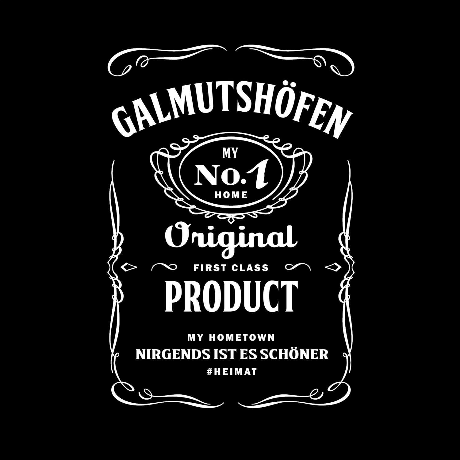 T-Shirt »Jackie« für den Ort »Galmutshöfen«