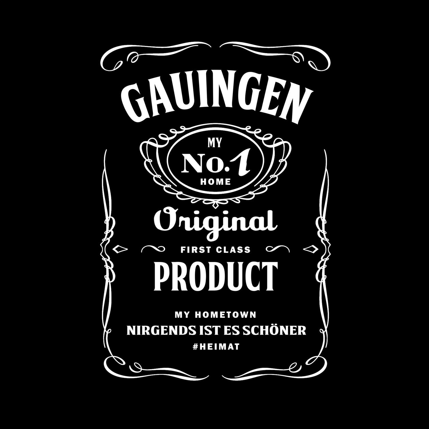 T-Shirt »Jackie« für den Ort »Gauingen«