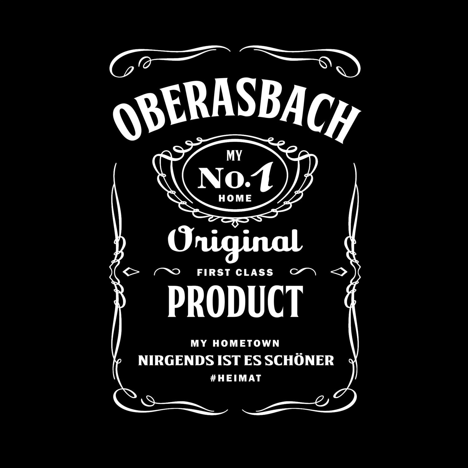 T-Shirt »Jackie« für den Ort »Oberasbach«