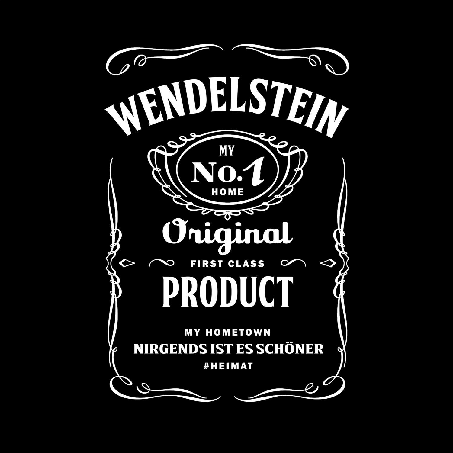 T-Shirt »Jackie« für den Ort »Wendelstein«