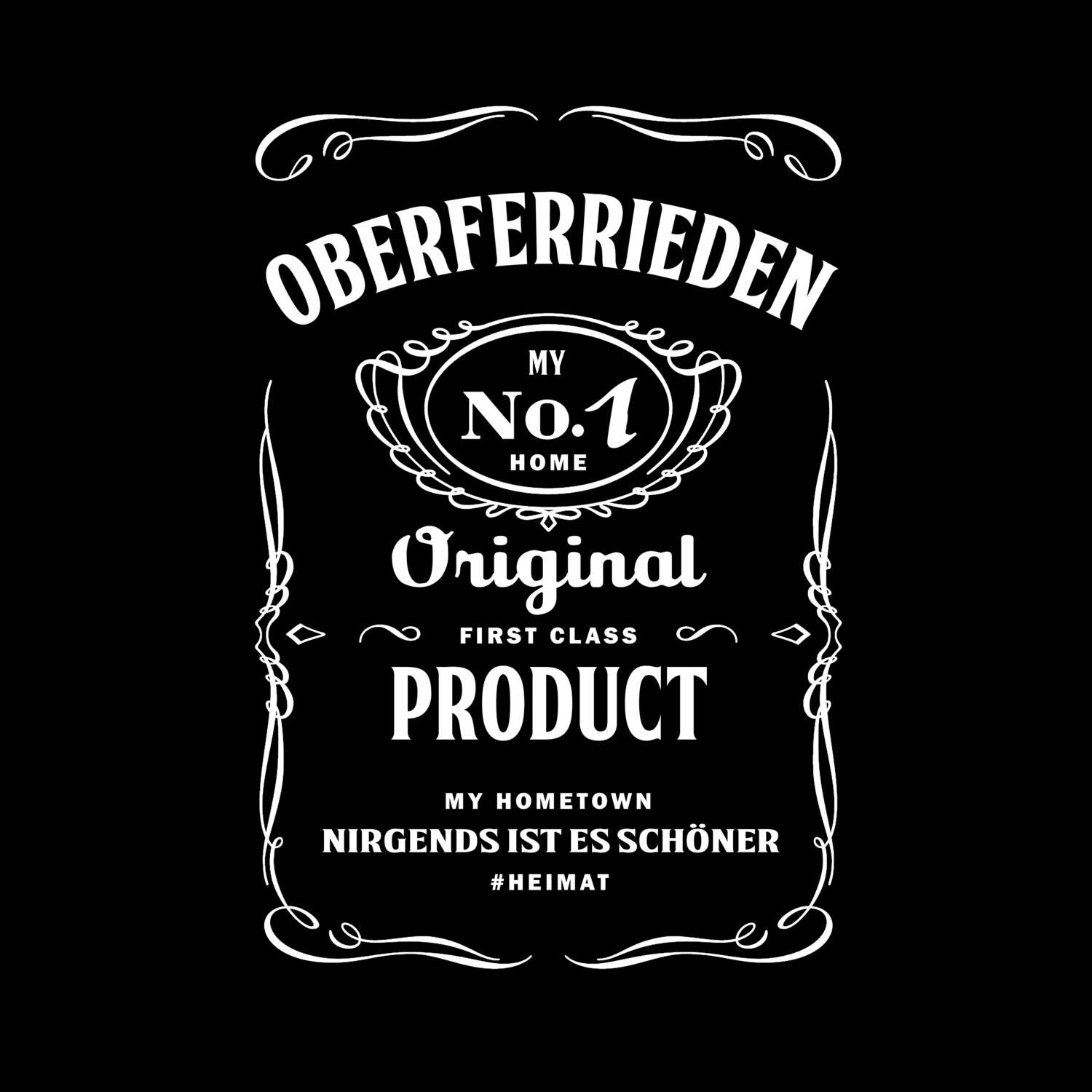 T-Shirt »Jackie« für den Ort »Oberferrieden«