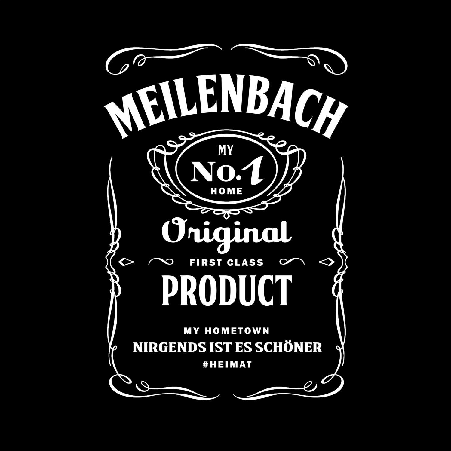 T-Shirt »Jackie« für den Ort »Meilenbach«