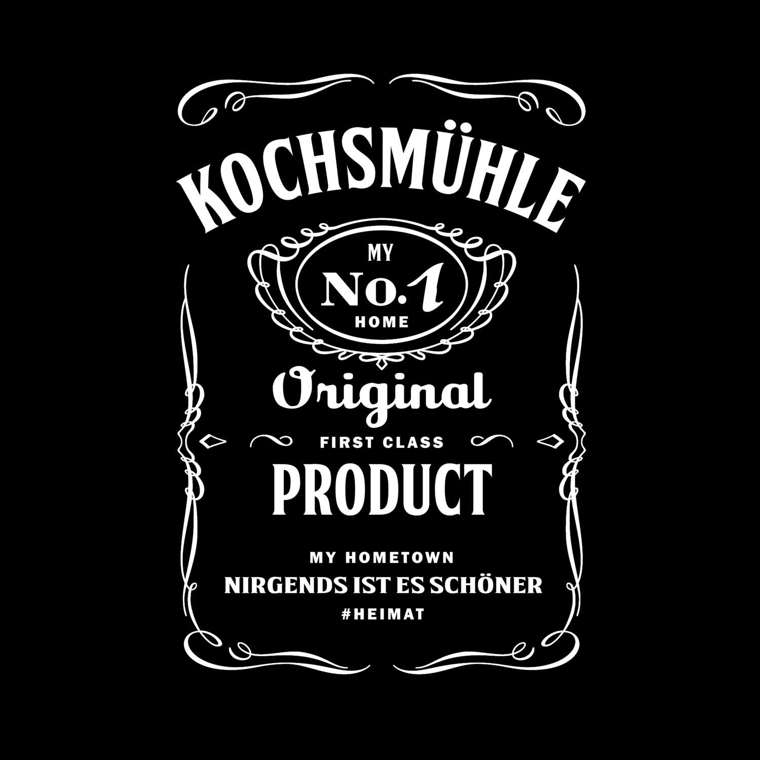 T-Shirt »Jackie« für den Ort »Kochsmühle«