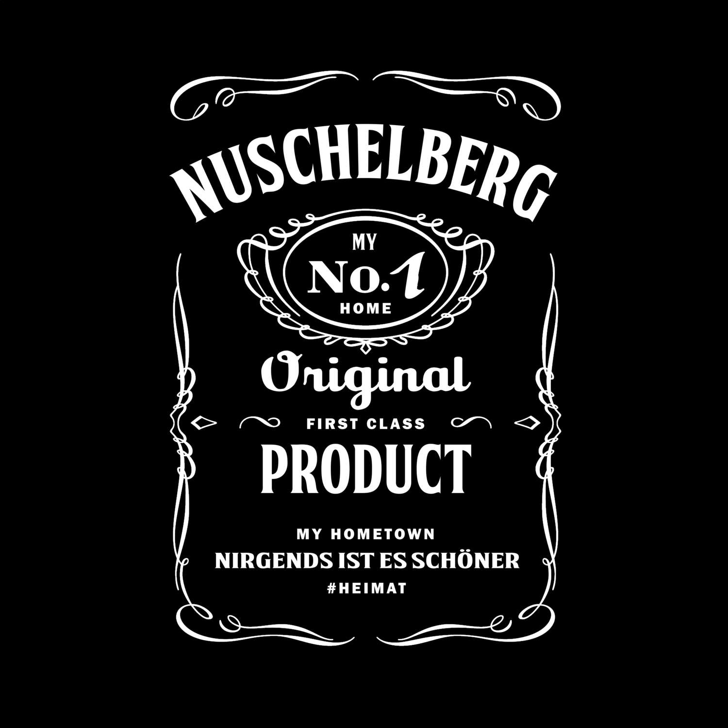 T-Shirt »Jackie« für den Ort »Nuschelberg«