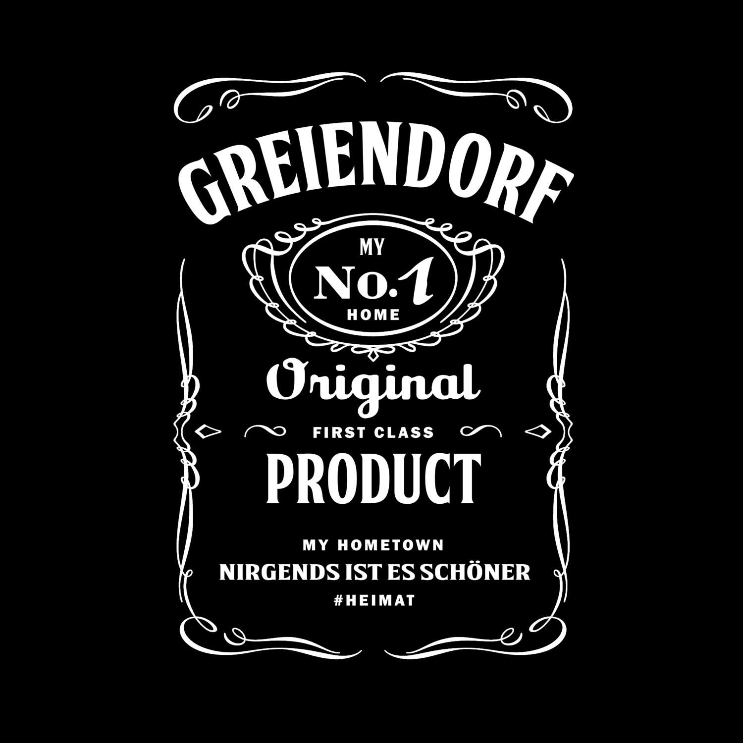 T-Shirt »Jackie« für den Ort »Greiendorf«