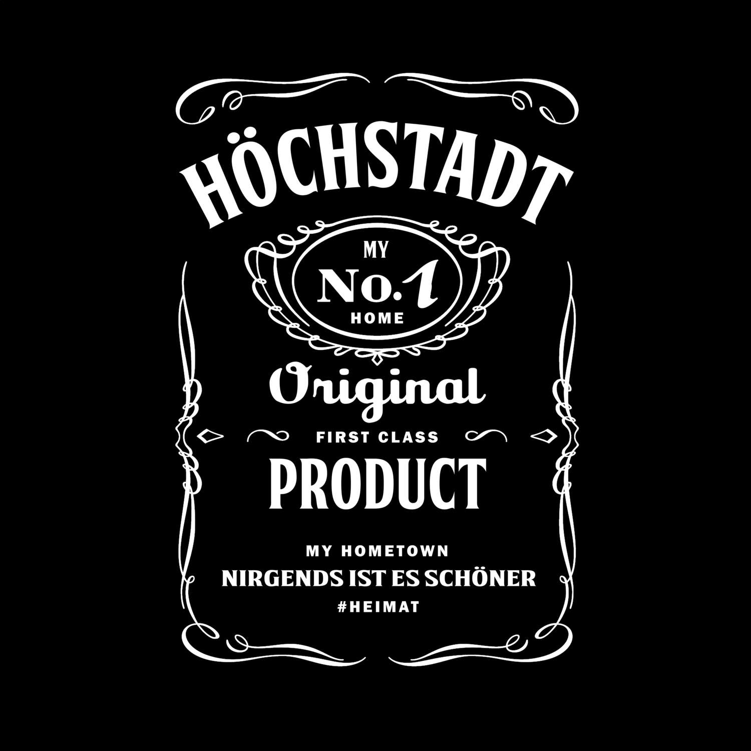 T-Shirt »Jackie« für den Ort »Höchstadt«