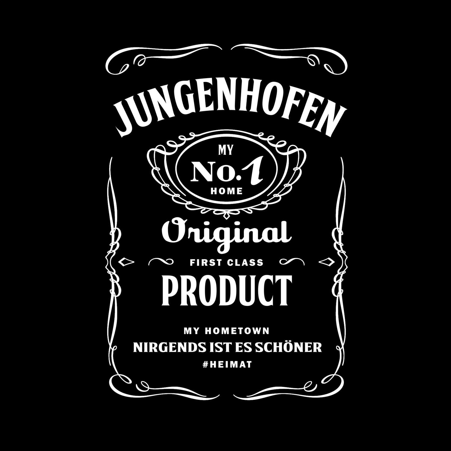 T-Shirt »Jackie« für den Ort »Jungenhofen«