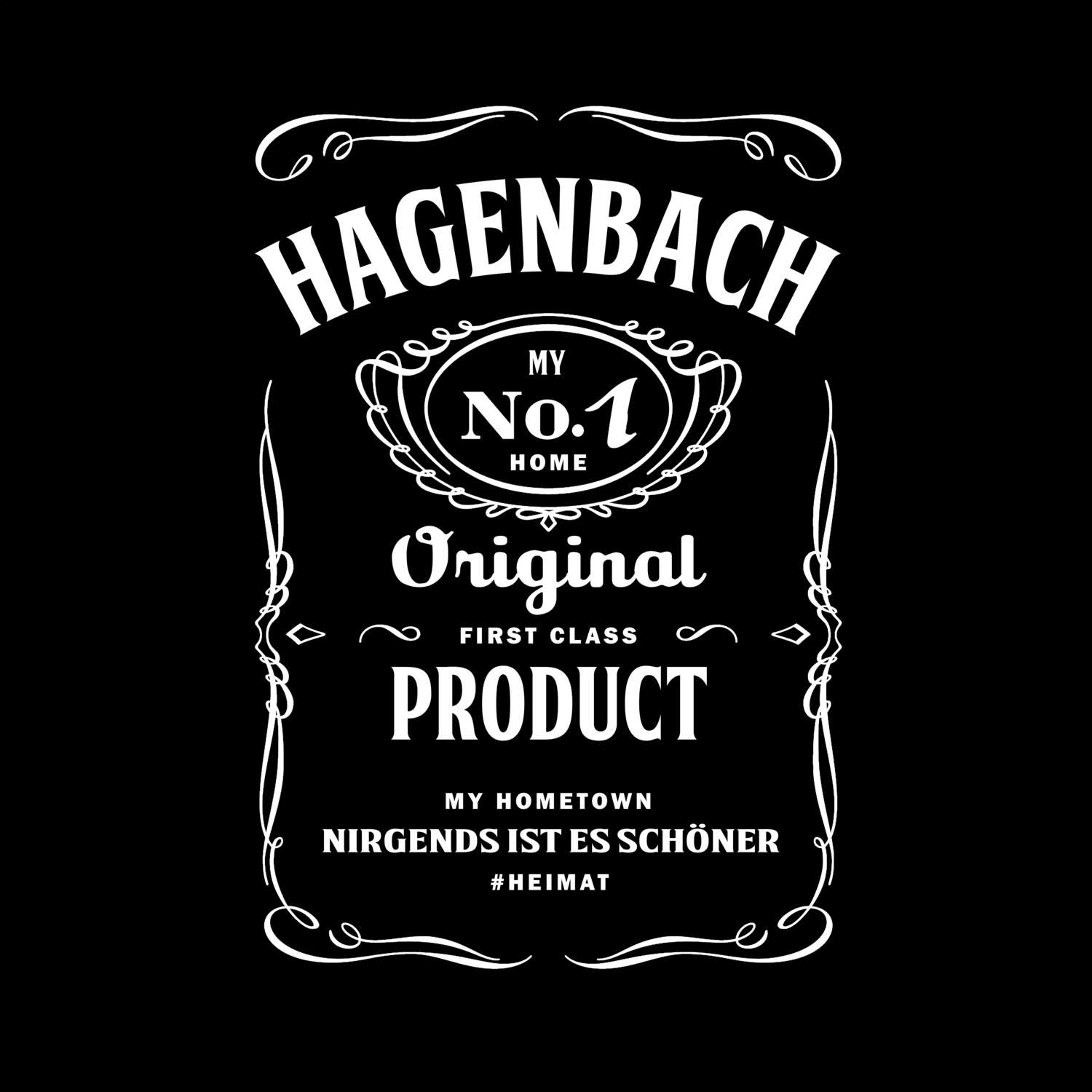 T-Shirt »Jackie« für den Ort »Hagenbach«