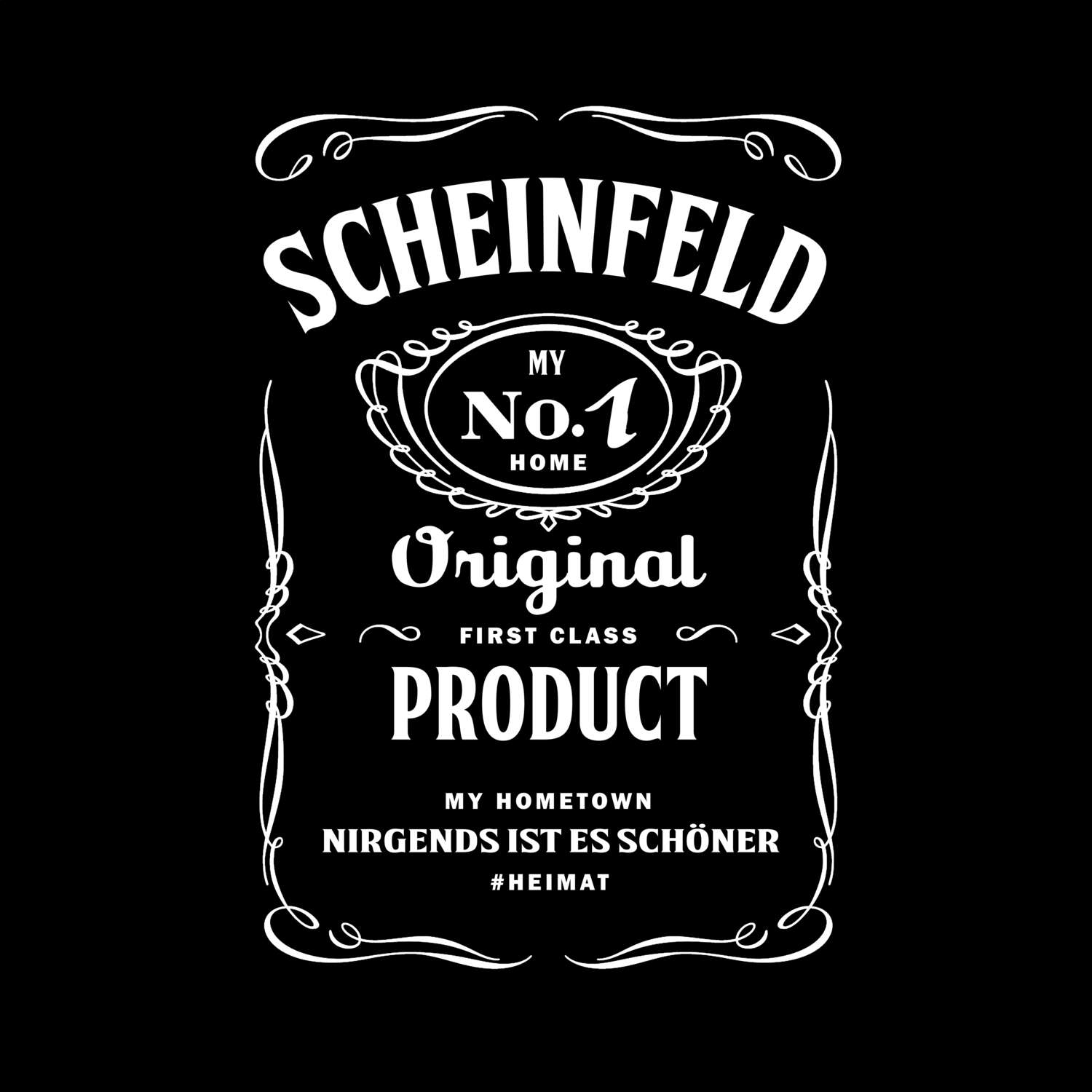 T-Shirt »Jackie« für den Ort »Scheinfeld«