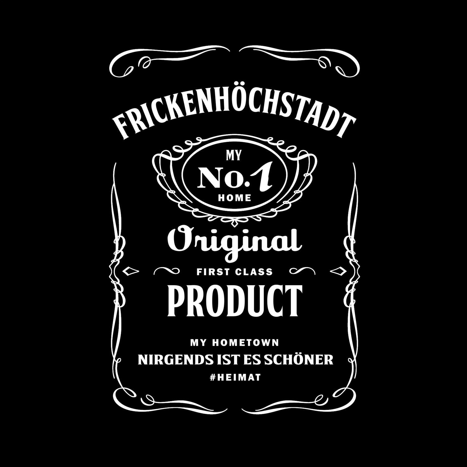 T-Shirt »Jackie« für den Ort »Frickenhöchstadt«