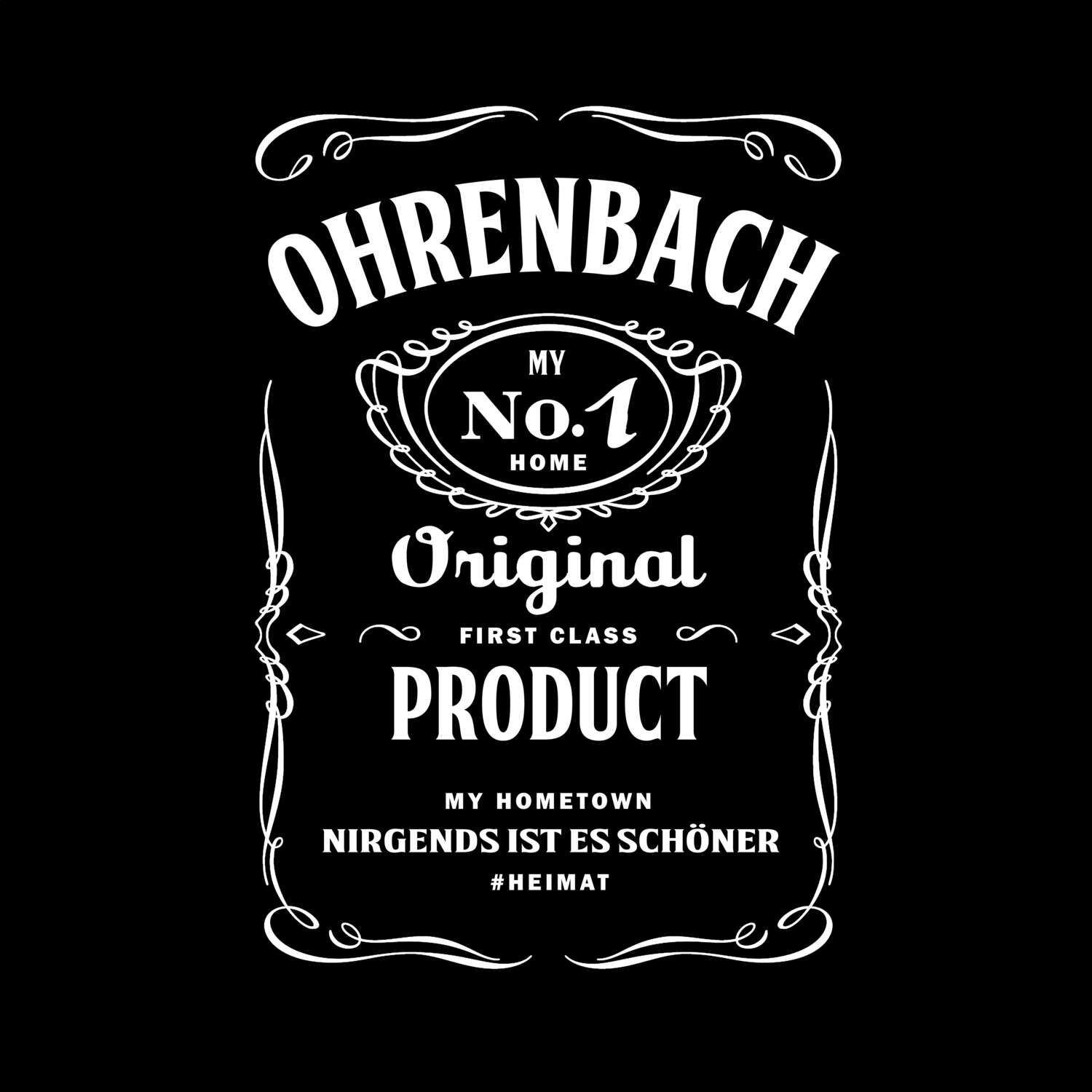 T-Shirt »Jackie« für den Ort »Ohrenbach«