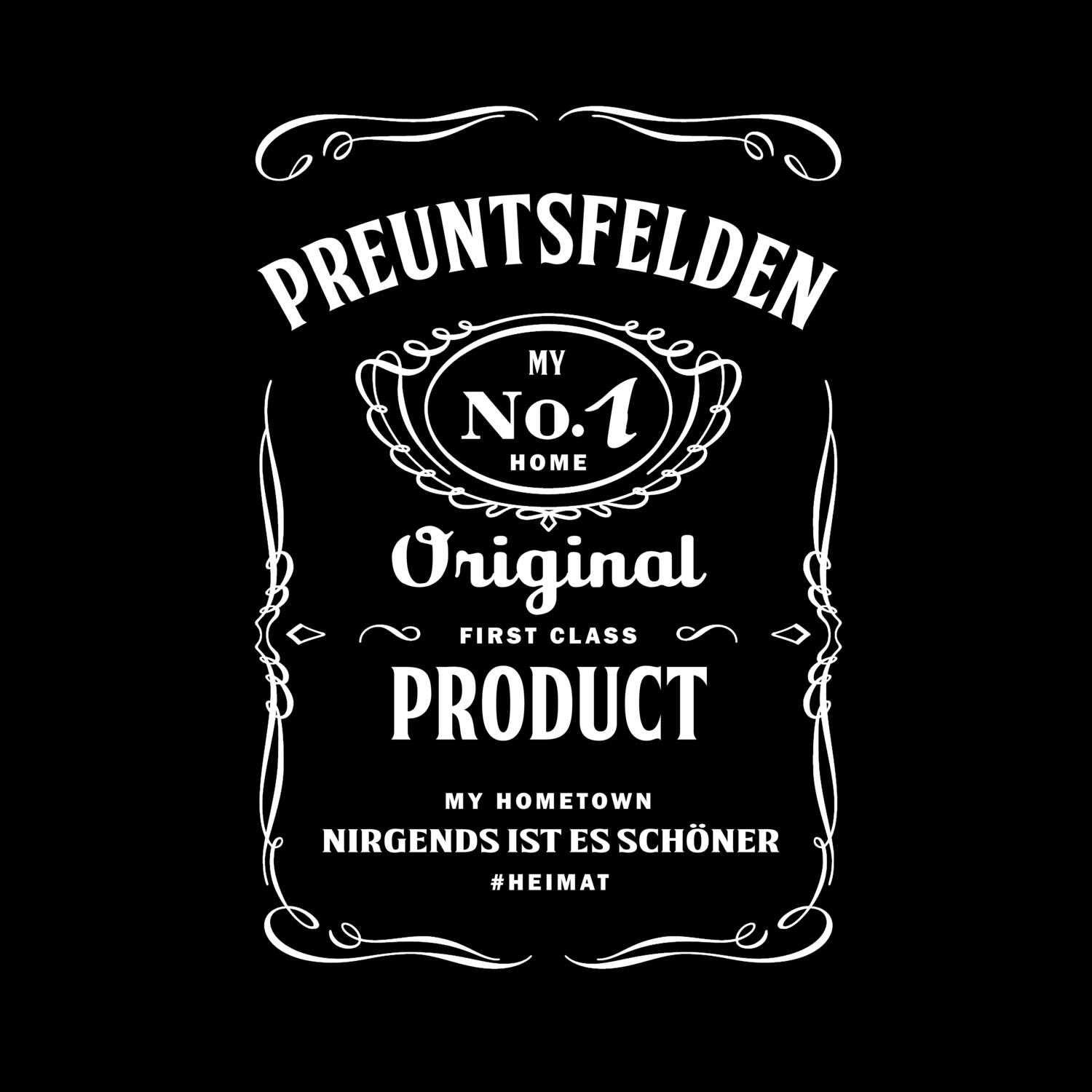 T-Shirt »Jackie« für den Ort »Preuntsfelden«