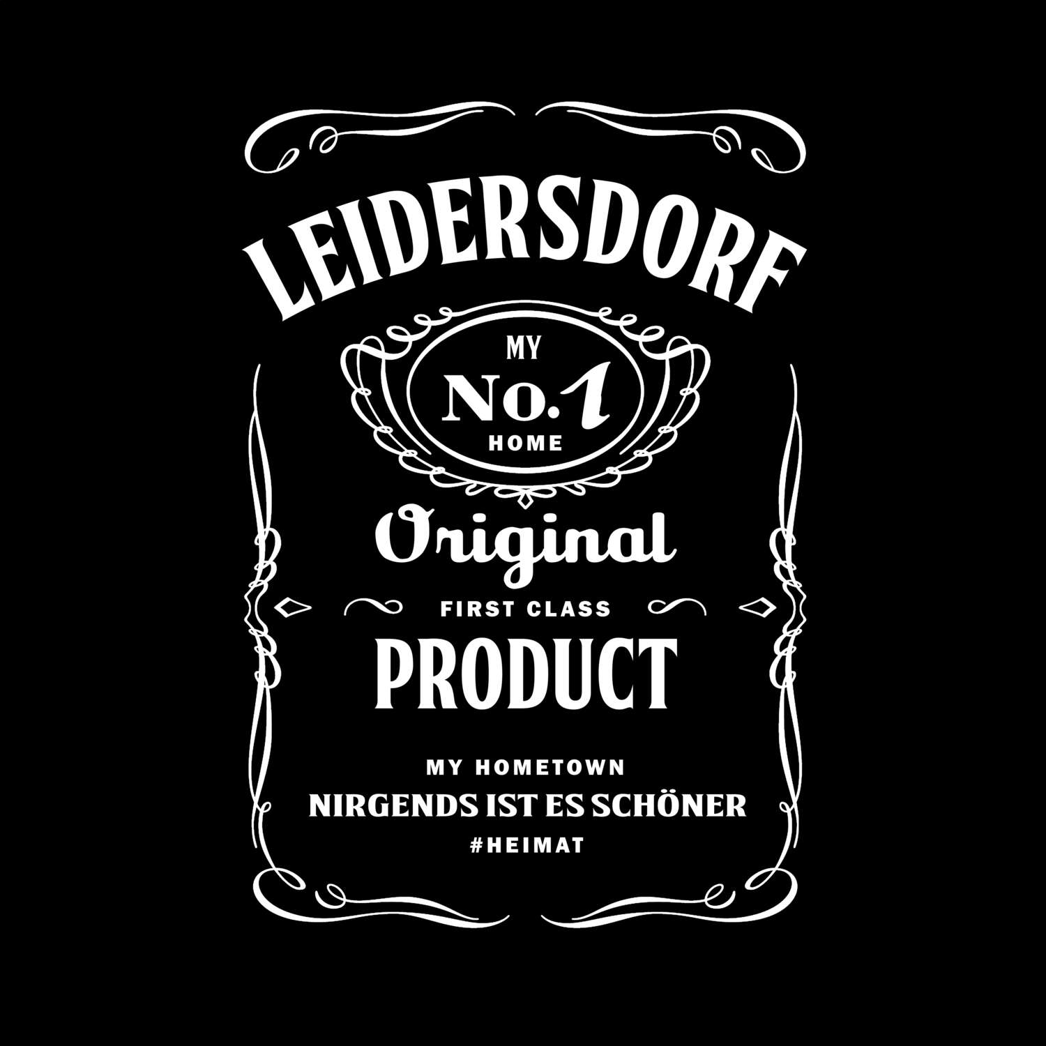 T-Shirt »Jackie« für den Ort »Leidersdorf«