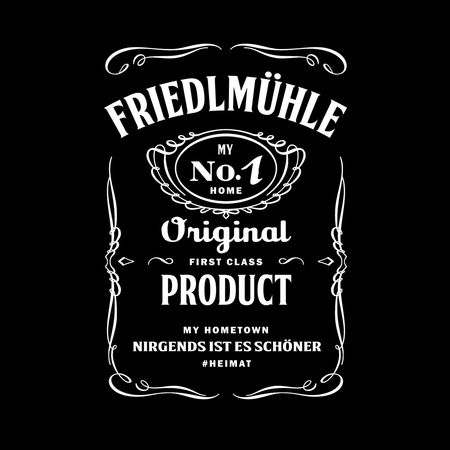 T-Shirt »Jackie« für den Ort »Friedlmühle«