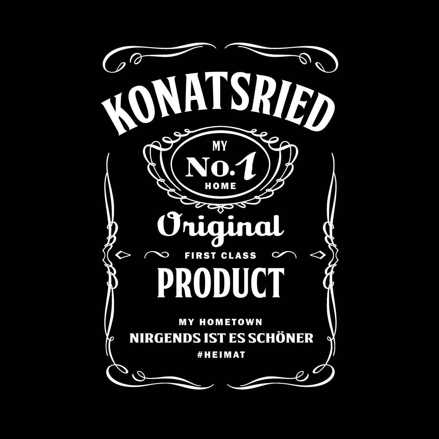 T-Shirt »Jackie« für den Ort »Konatsried«