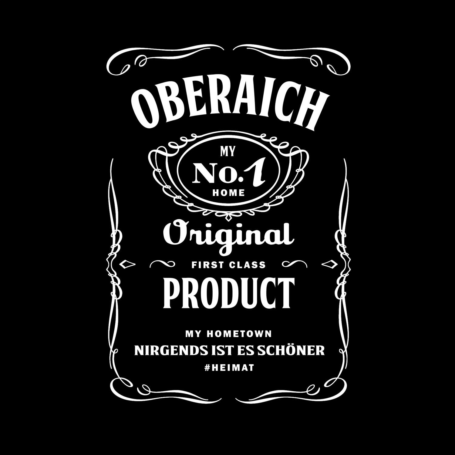 T-Shirt »Jackie« für den Ort »Oberaich«