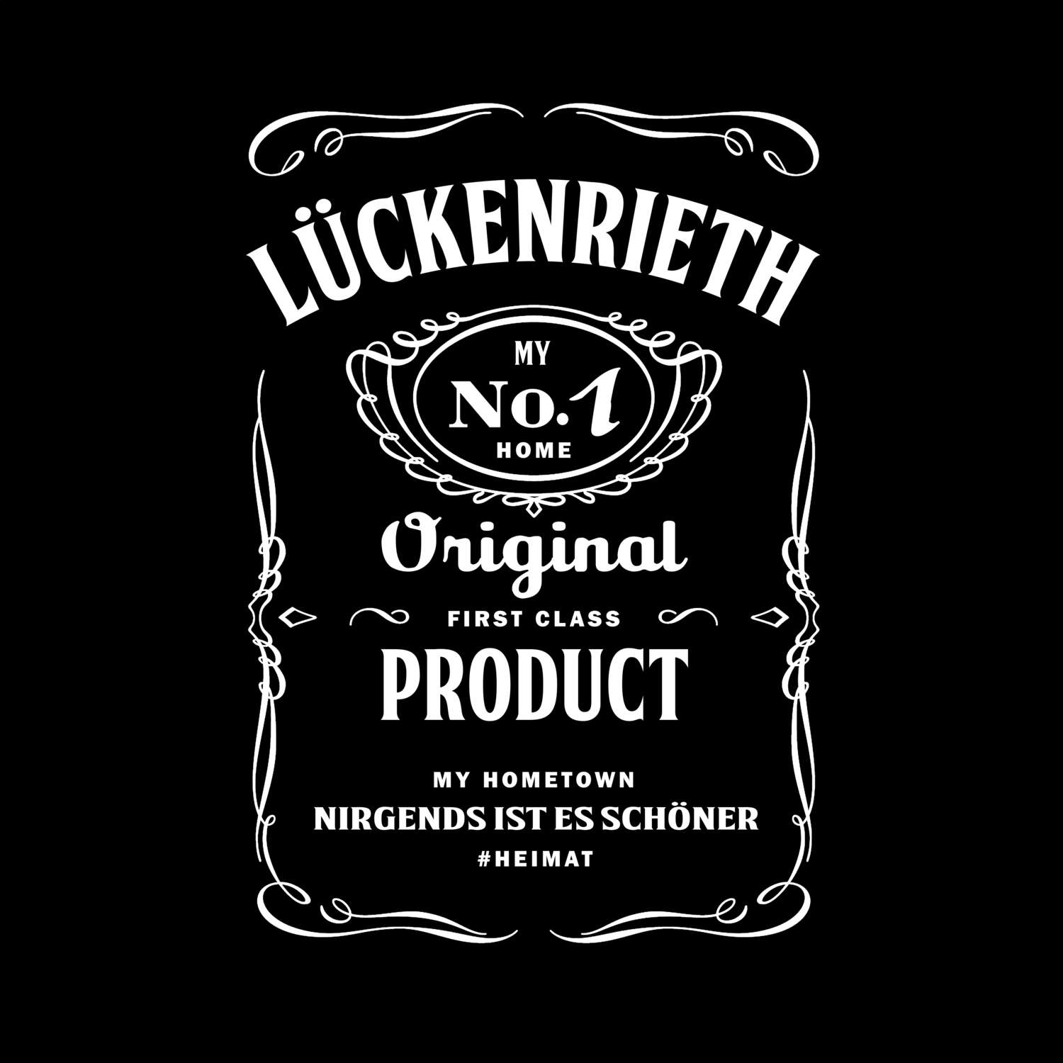 T-Shirt »Jackie« für den Ort »Lückenrieth«