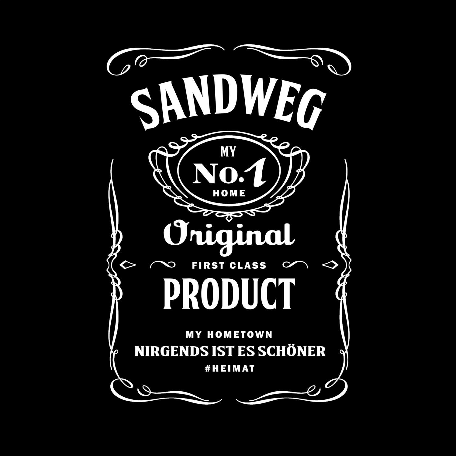 T-Shirt »Jackie« für den Ort »Sandweg«