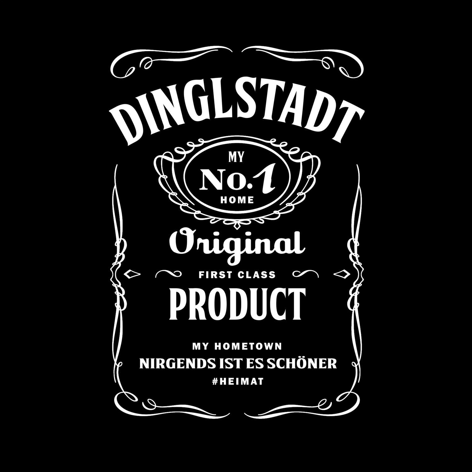 T-Shirt »Jackie« für den Ort »Dinglstadt«