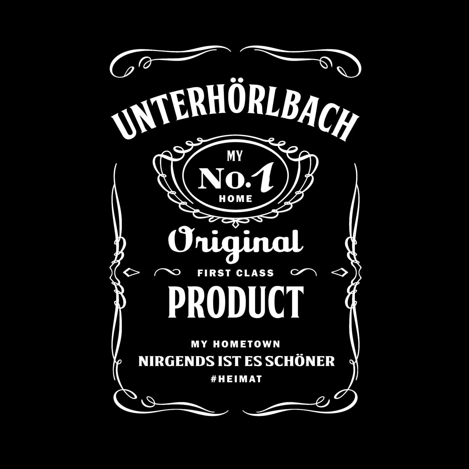 T-Shirt »Jackie« für den Ort »Unterhörlbach«