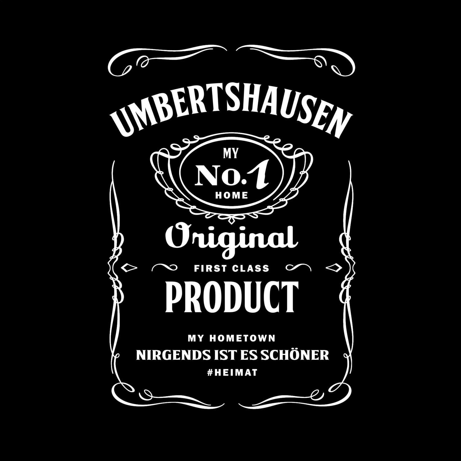 T-Shirt »Jackie« für den Ort »Umbertshausen«