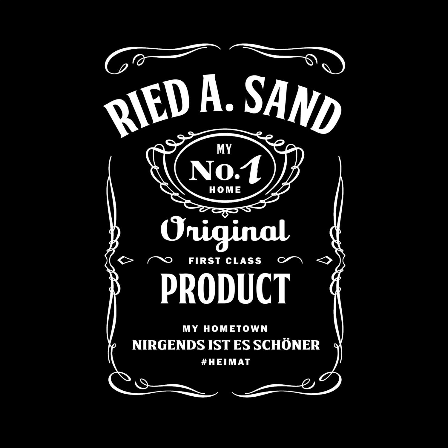 T-Shirt »Jackie« für den Ort »Ried a. Sand«