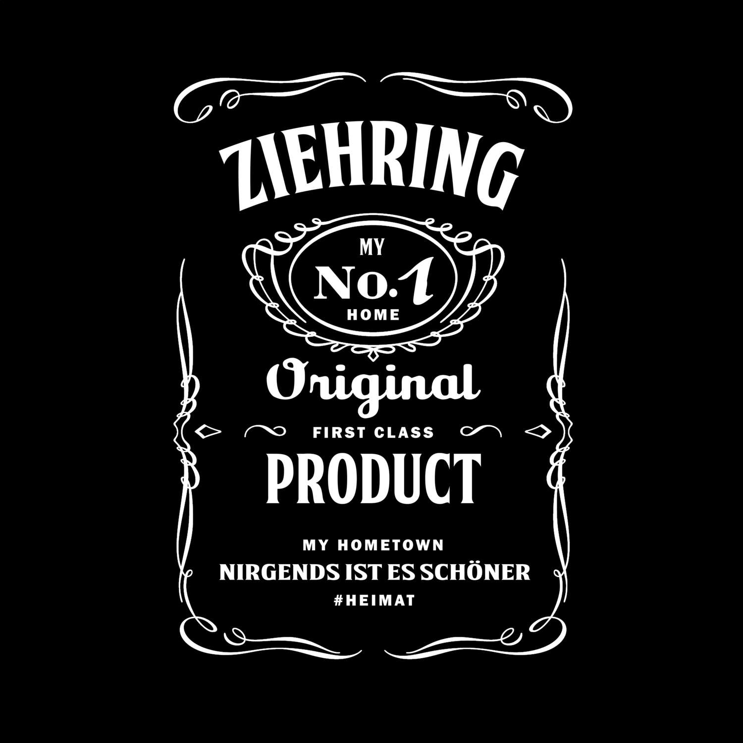 T-Shirt »Jackie« für den Ort »Ziehring«