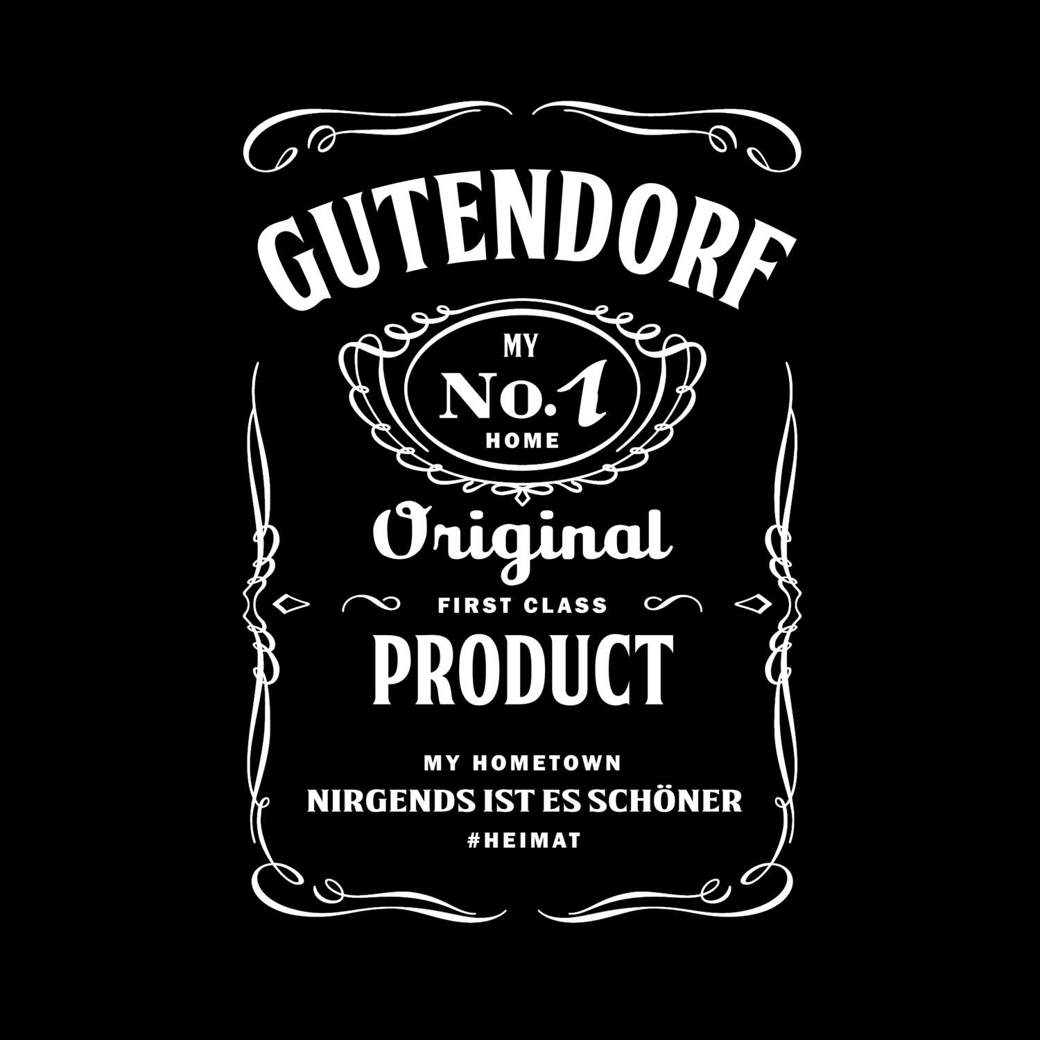 T-Shirt »Jackie« für den Ort »Gutendorf«