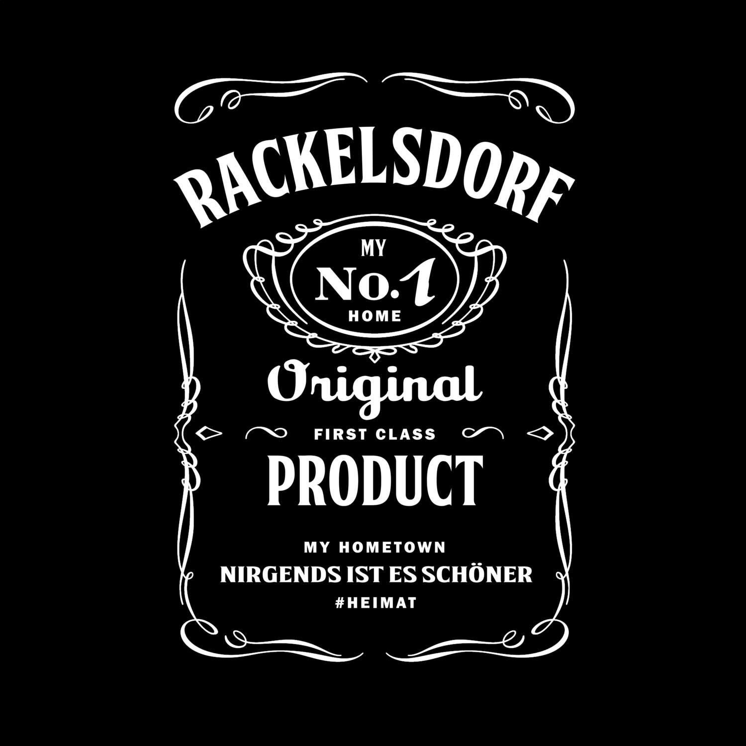 T-Shirt »Jackie« für den Ort »Rackelsdorf«