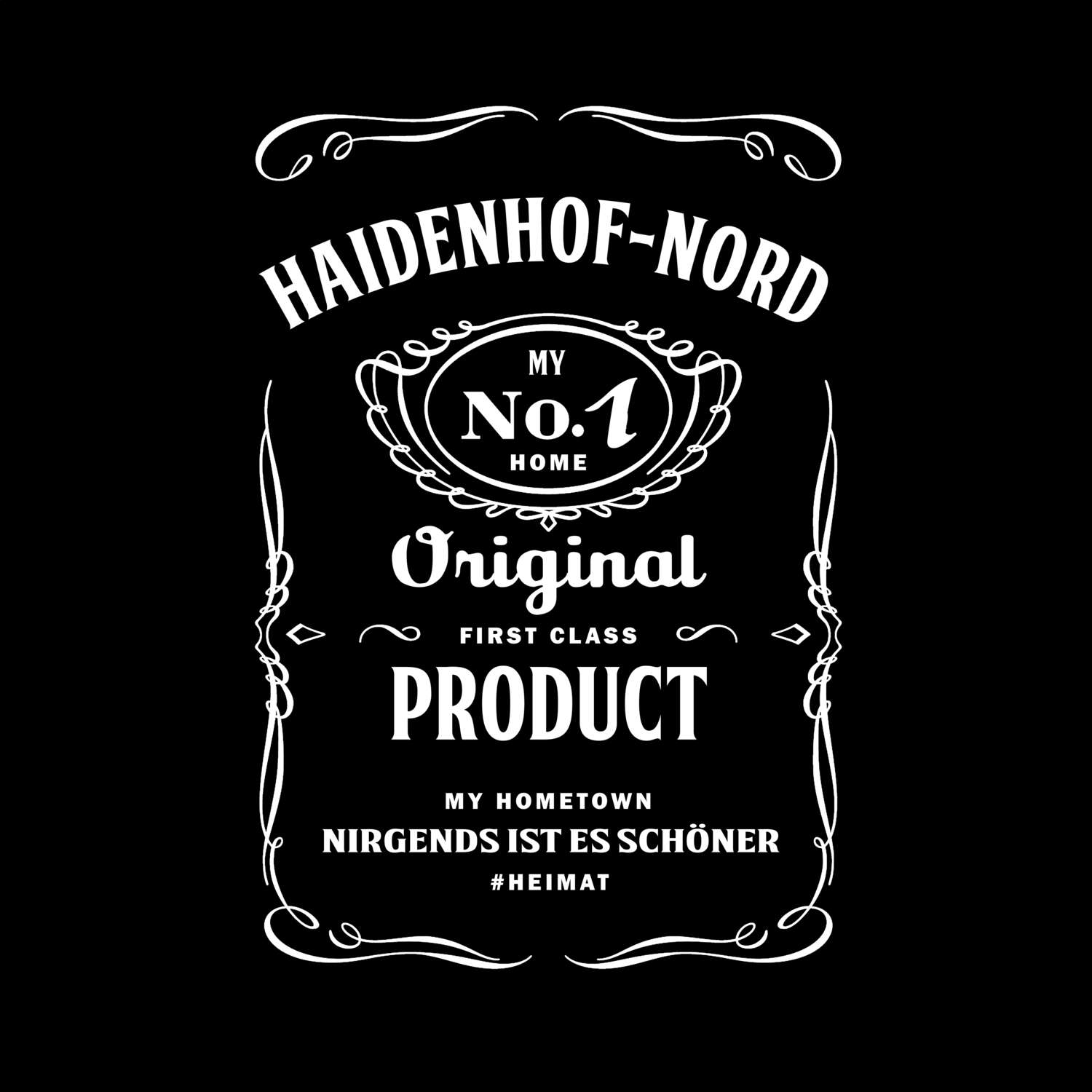 T-Shirt »Jackie« für den Ort »Haidenhof-Nord«