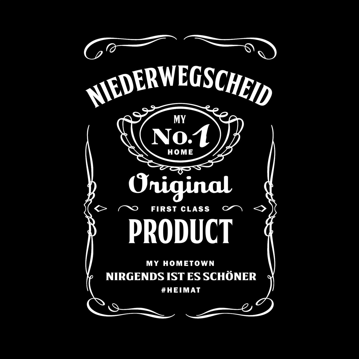 T-Shirt »Jackie« für den Ort »Niederwegscheid«