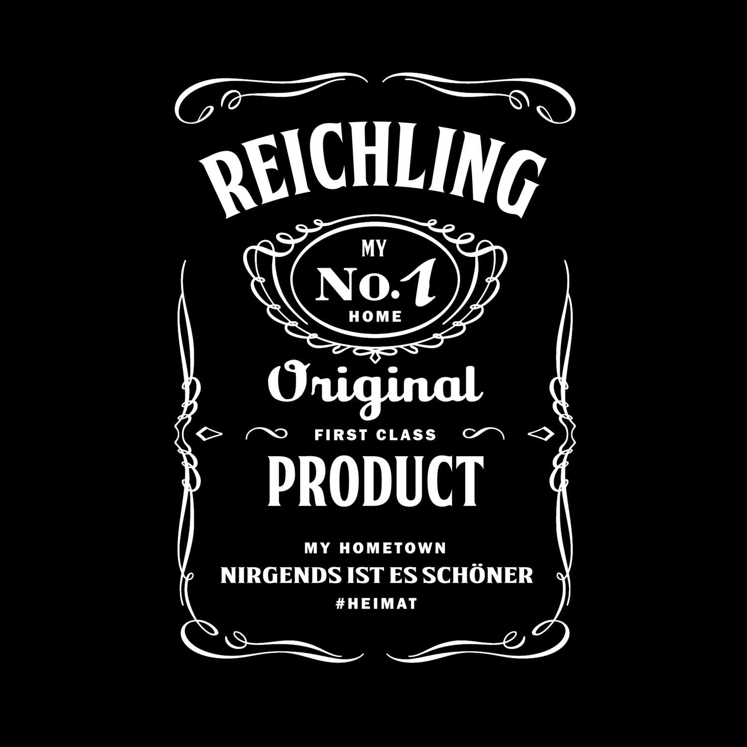 T-Shirt »Jackie« für den Ort »Reichling«