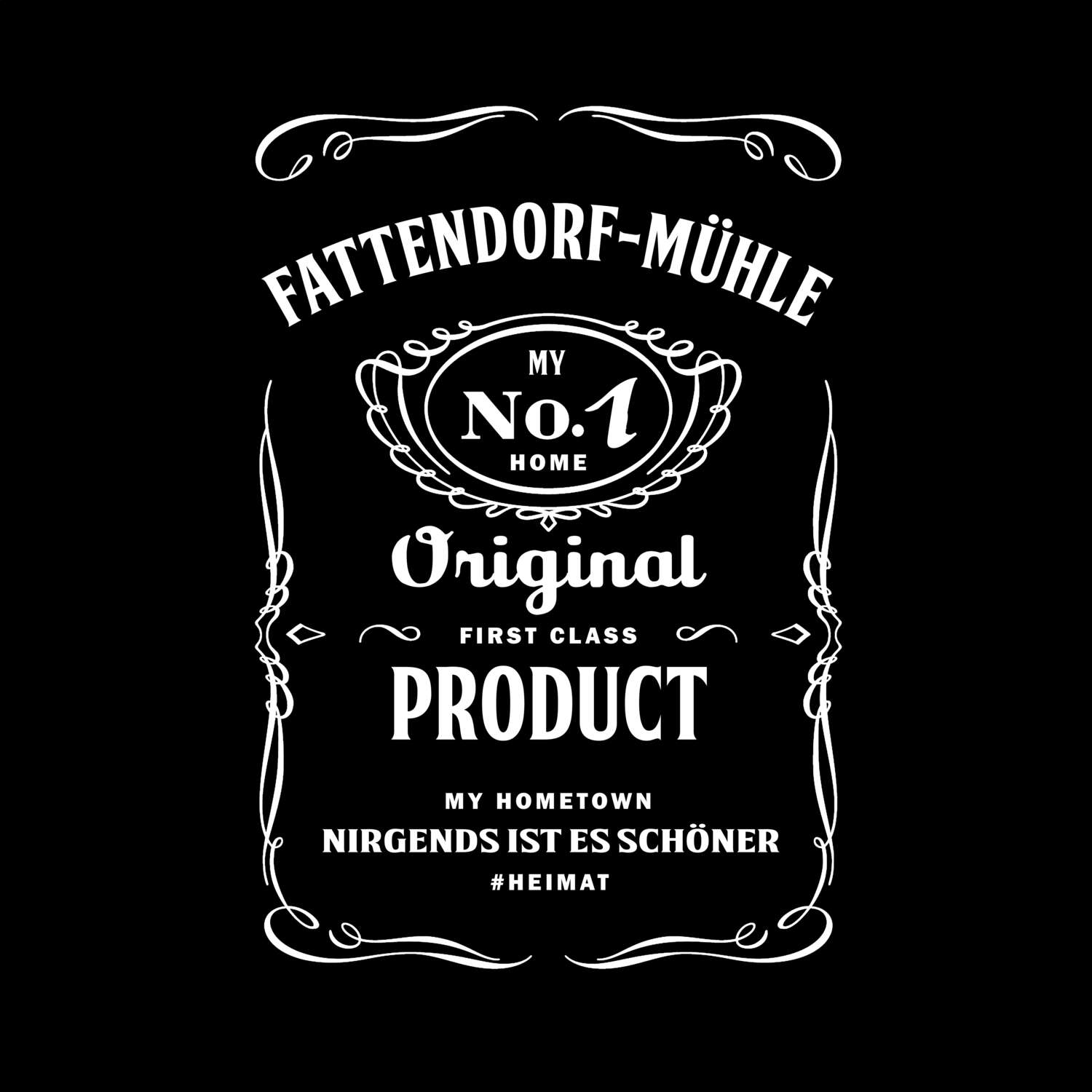 T-Shirt »Jackie« für den Ort »Fattendorf-Mühle«