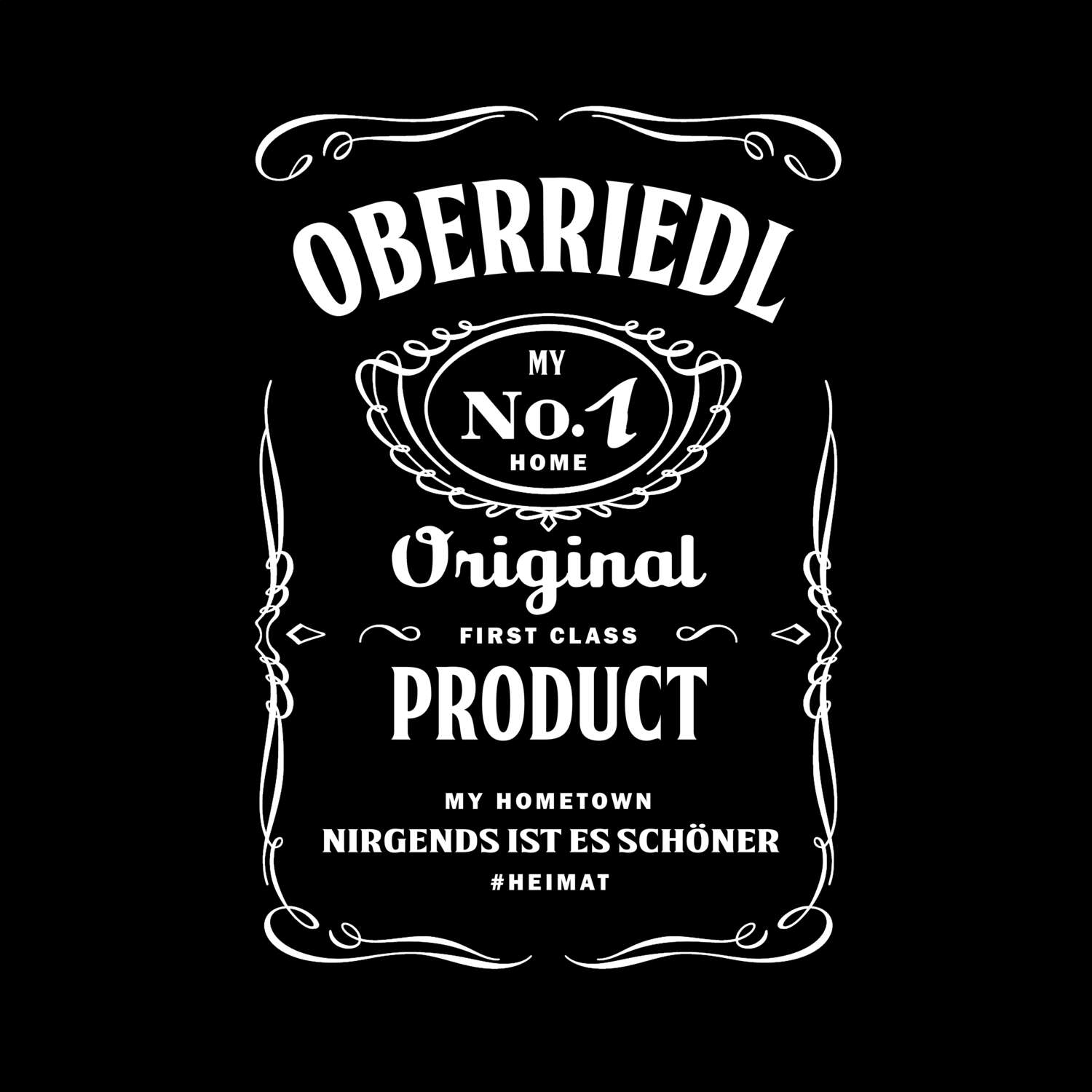 T-Shirt »Jackie« für den Ort »Oberriedl«