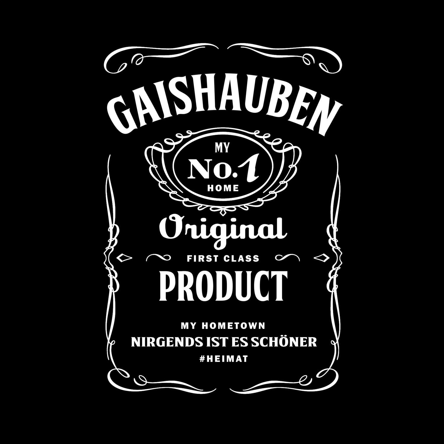 T-Shirt »Jackie« für den Ort »Gaishauben«