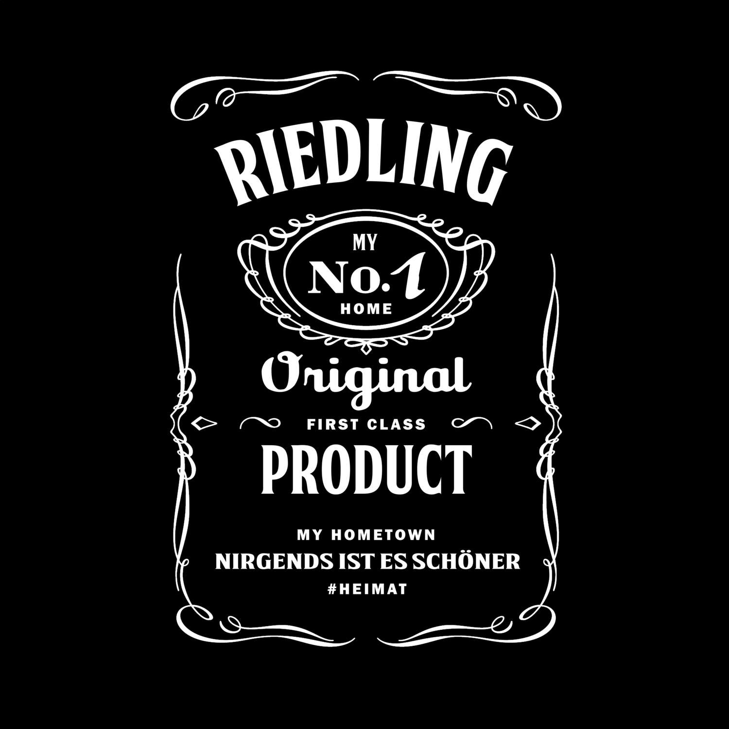 T-Shirt »Jackie« für den Ort »Riedling«