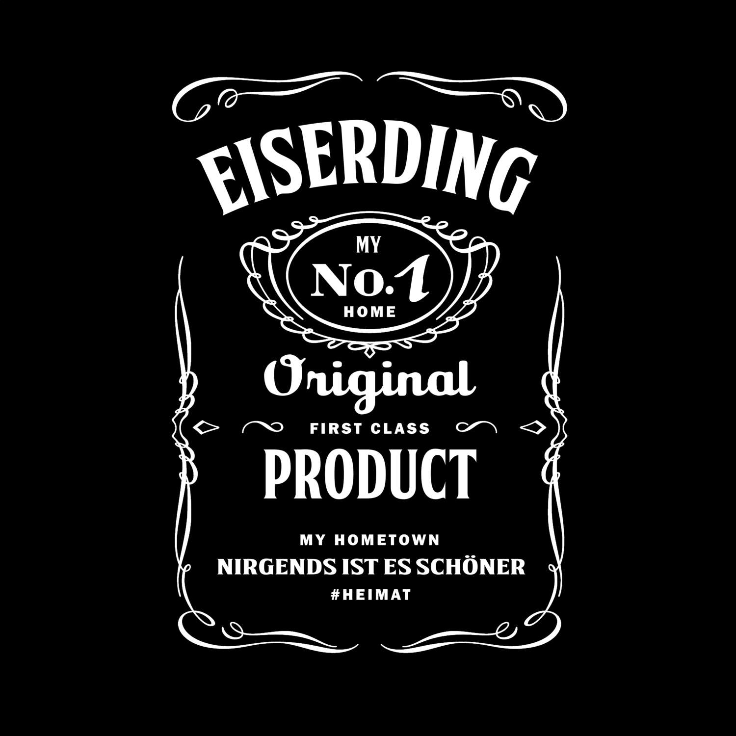 T-Shirt »Jackie« für den Ort »Eiserding«