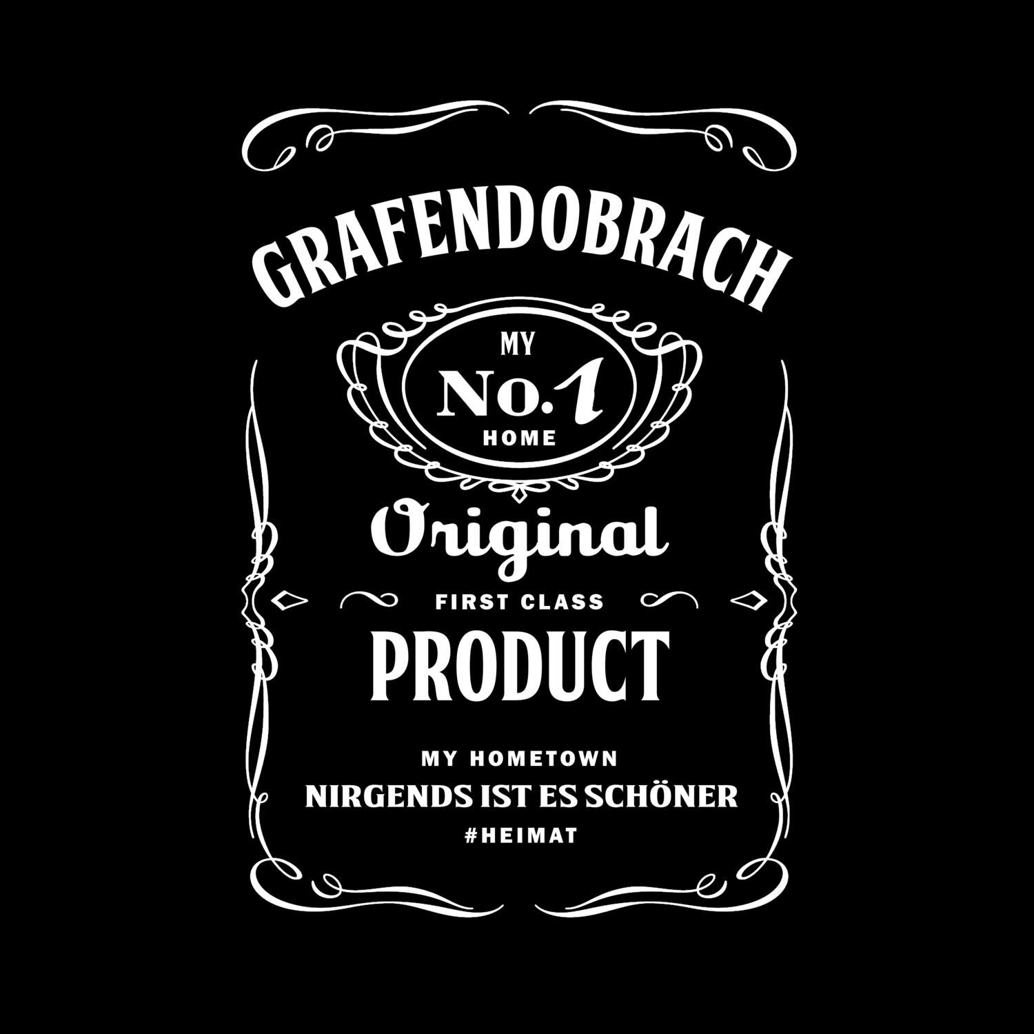 T-Shirt »Jackie« für den Ort »Grafendobrach«