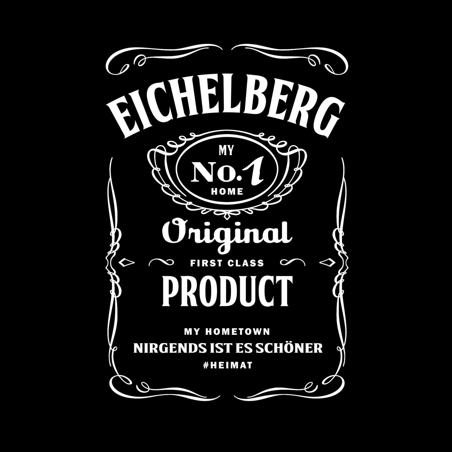 T-Shirt »Jackie« für den Ort »Eichelberg«