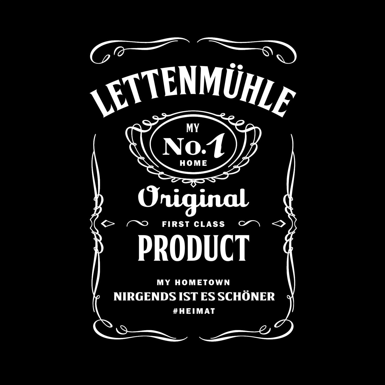 T-Shirt »Jackie« für den Ort »Lettenmühle«