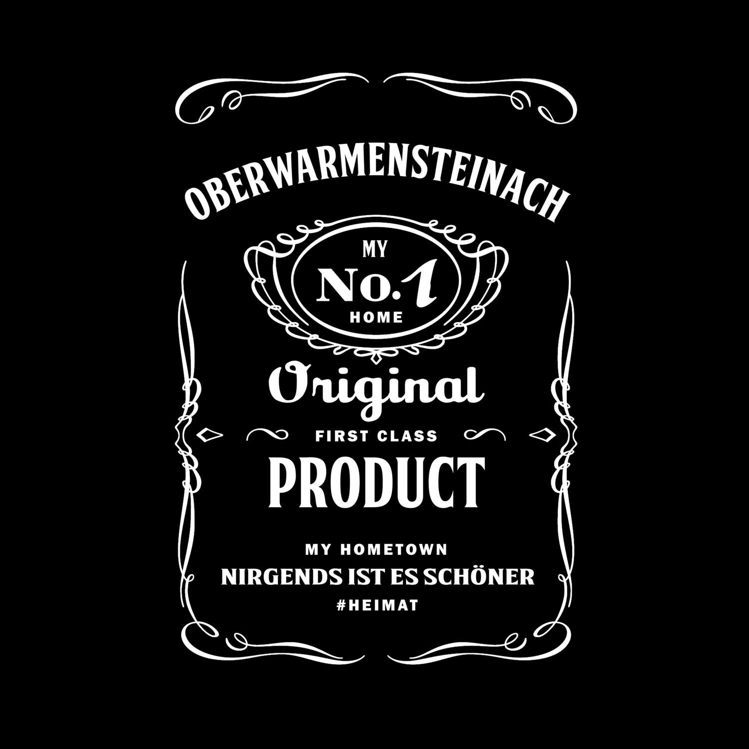 T-Shirt »Jackie« für den Ort »Oberwarmensteinach«