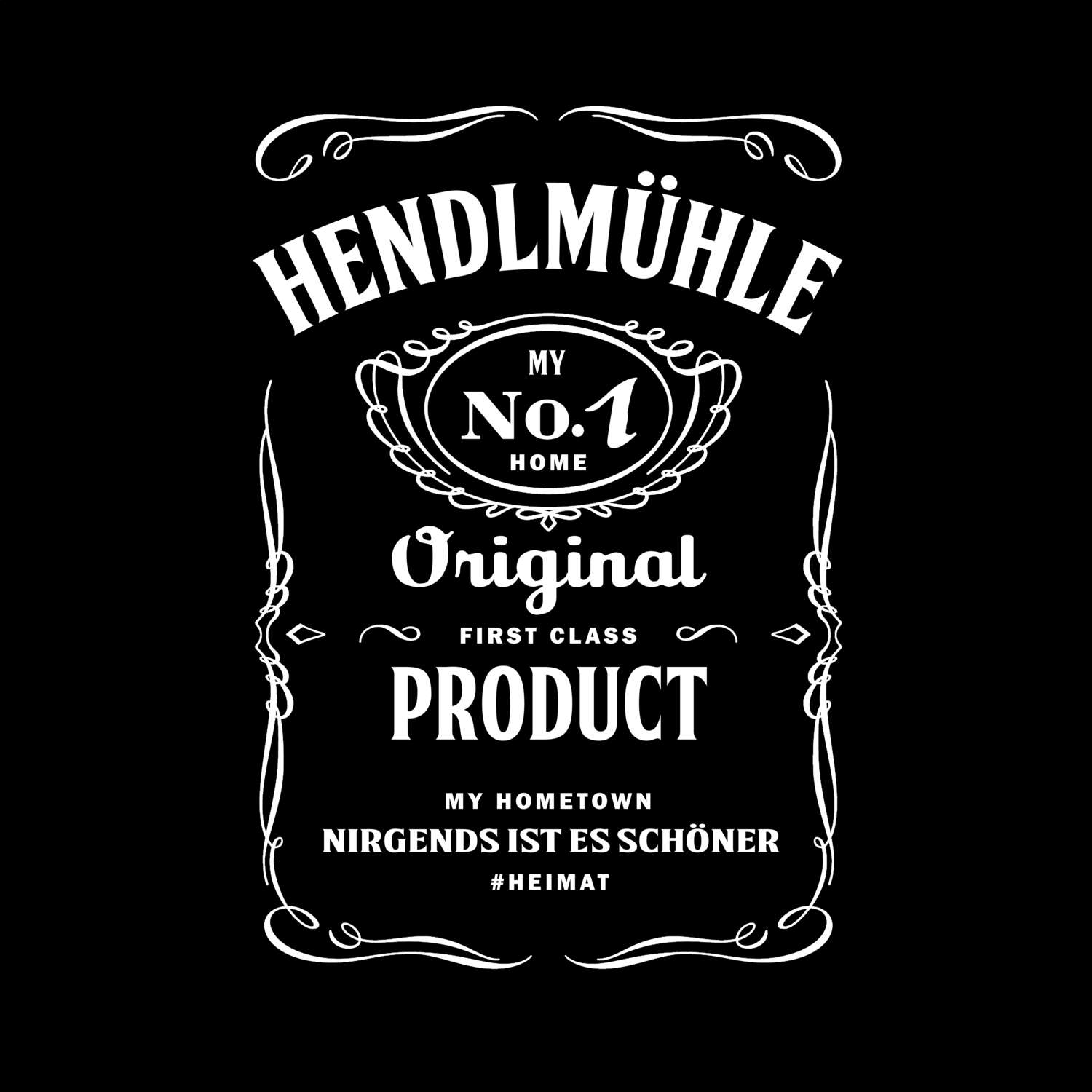 T-Shirt »Jackie« für den Ort »Hendlmühle«